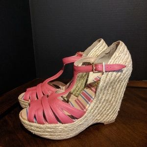 Splendid Brand Women's Pink Espadrille Sandal